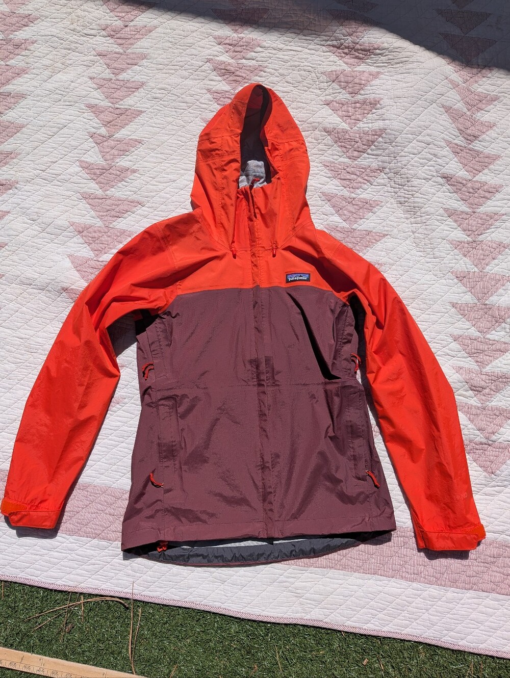 Patagonia Two-Tone Ski Jacket - Orange & Maroon